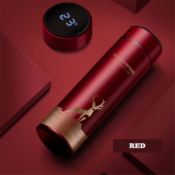 Portable smart thermo cup - Red