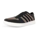 New Stylish Comfortable Casual Sneakers - Black & Brown