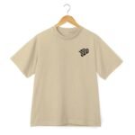 Gen-Z Round Neck Half Sleeve T-Shirt - Beige