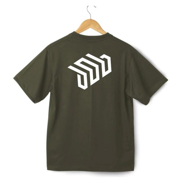 DOB Skateshop Round Neck Half Sleeve T-Shirt - Army